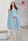 Jaipuri Vol 15 By Ganpati Cotton Printed Kurti With Bottom Dupatta Wholesale Online